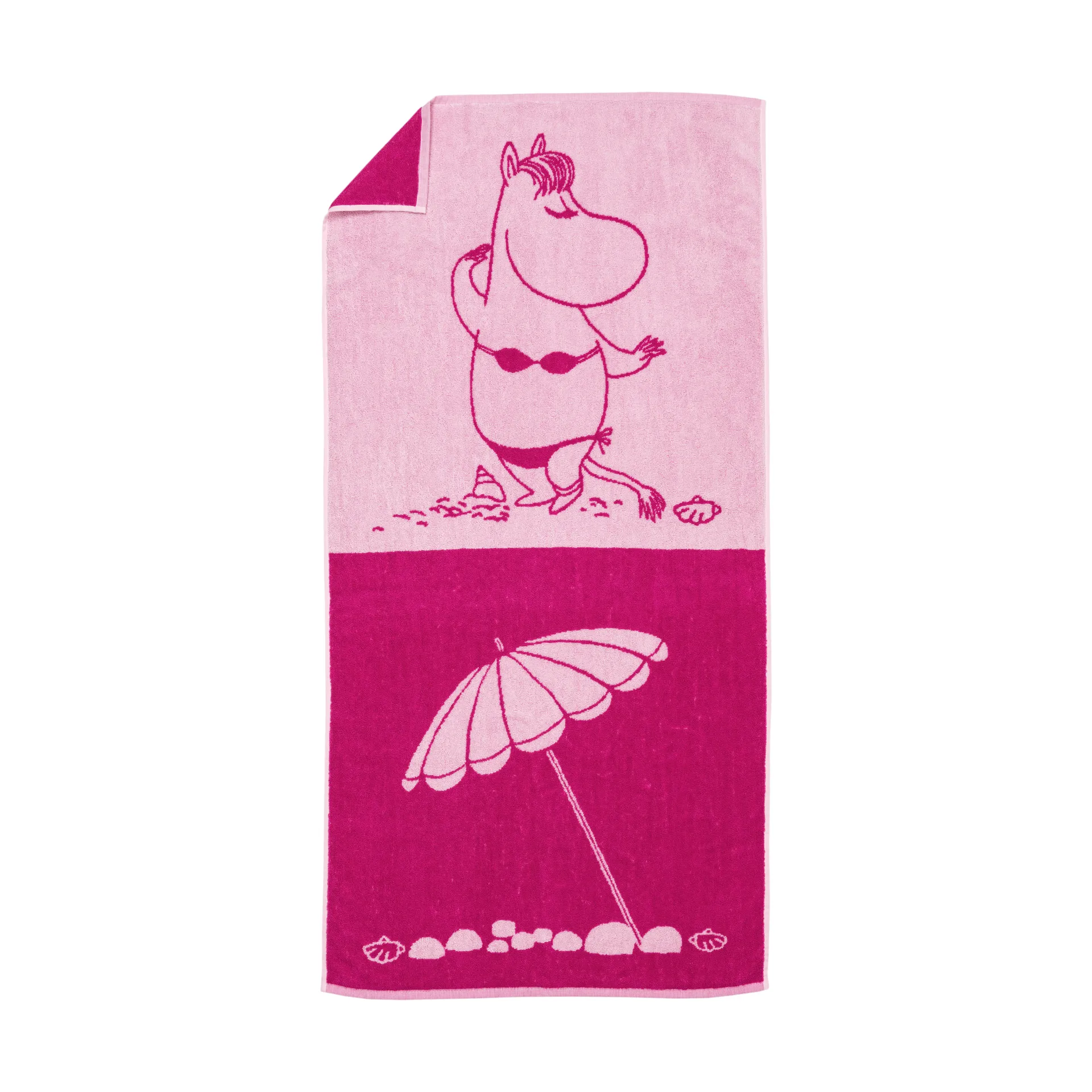 Moomin Arabia Serviette de bain Moomin cm Mademoiselle Snork rose