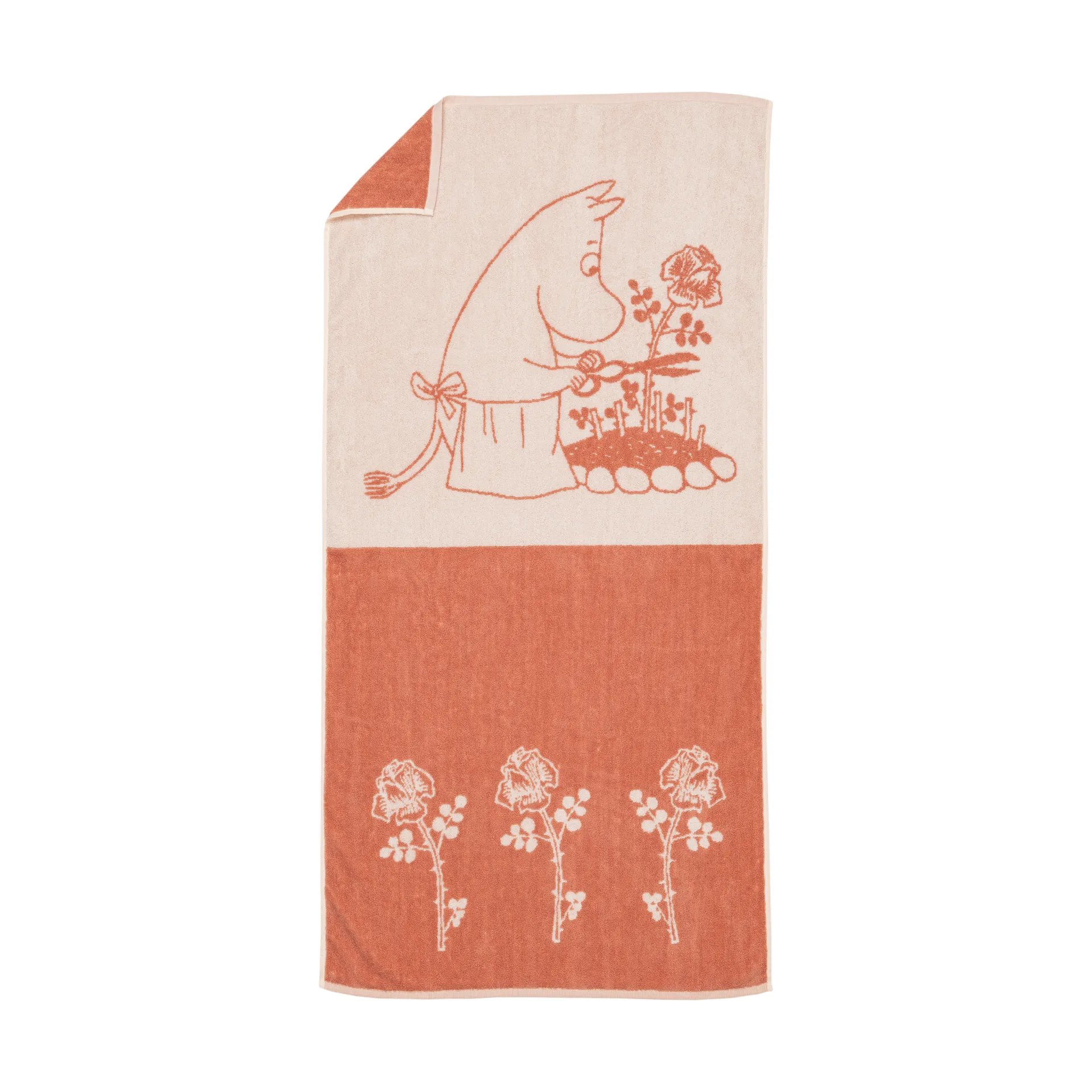 Moomin Arabia Serviette de bain Moomin cm Maman Moomin beige