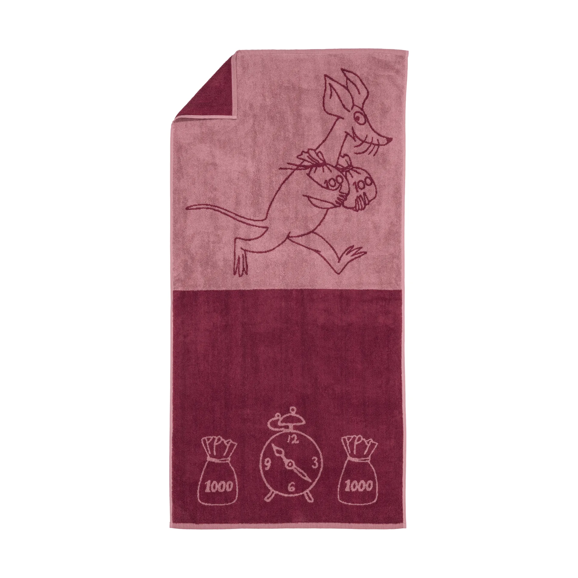 Moomin Arabia Serviette de bain Moomin cm Sniff, mauve