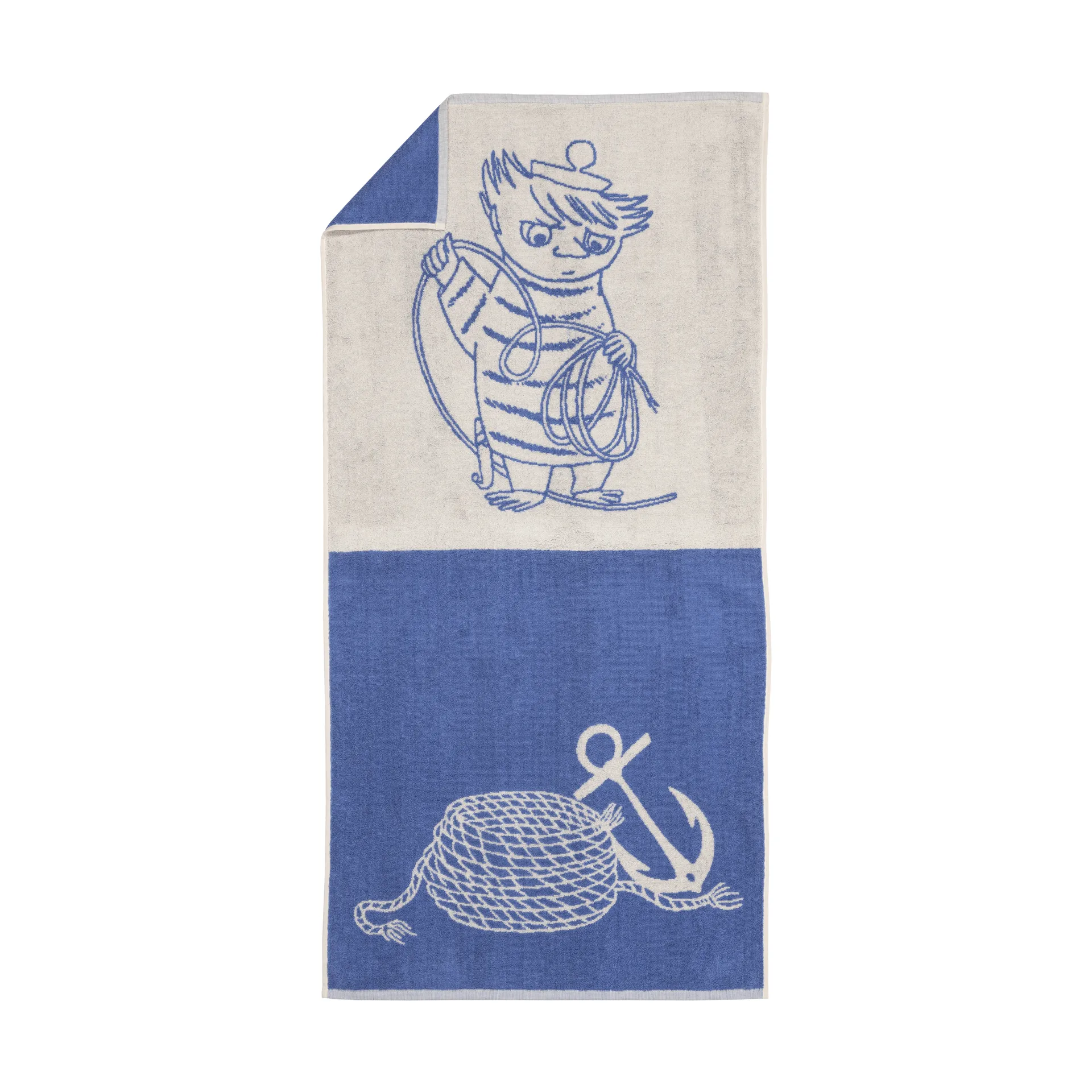 Moomin Arabia Serviette de bain Moomin cm Too-ticky, bleu