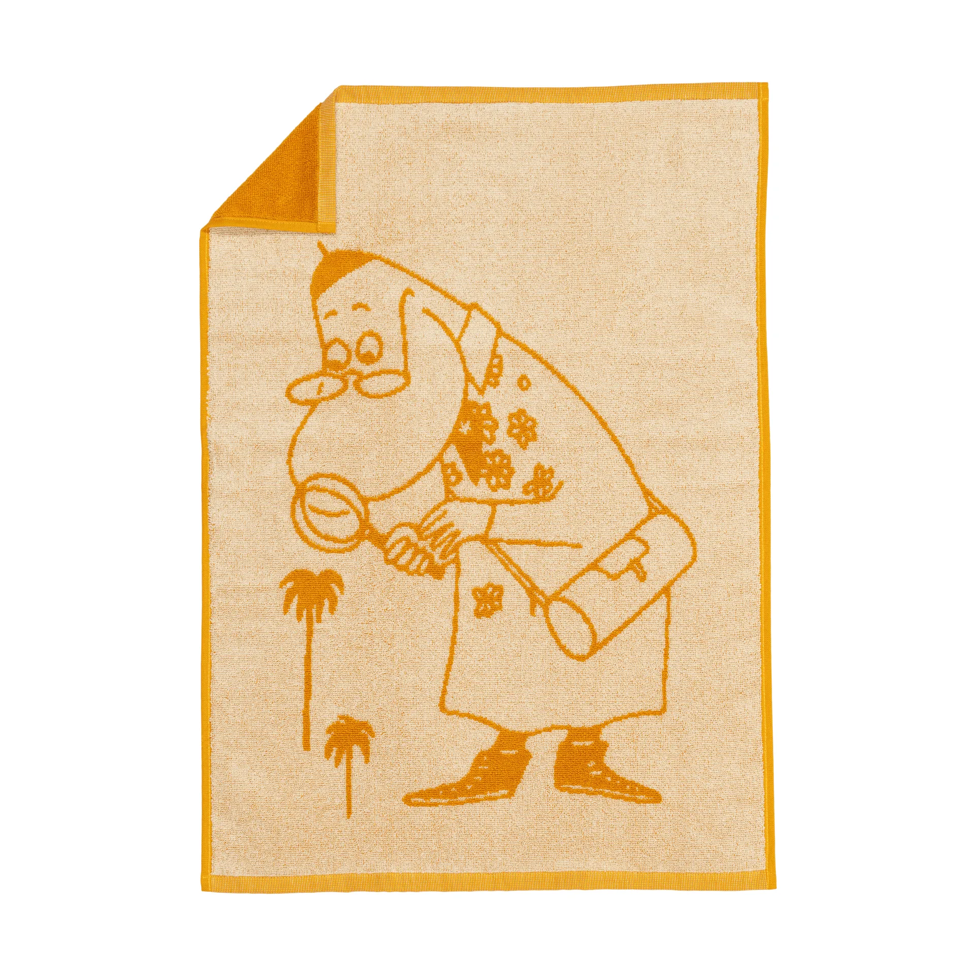 Moomin Arabia Serviette Moomin cm Hemulen, ocre