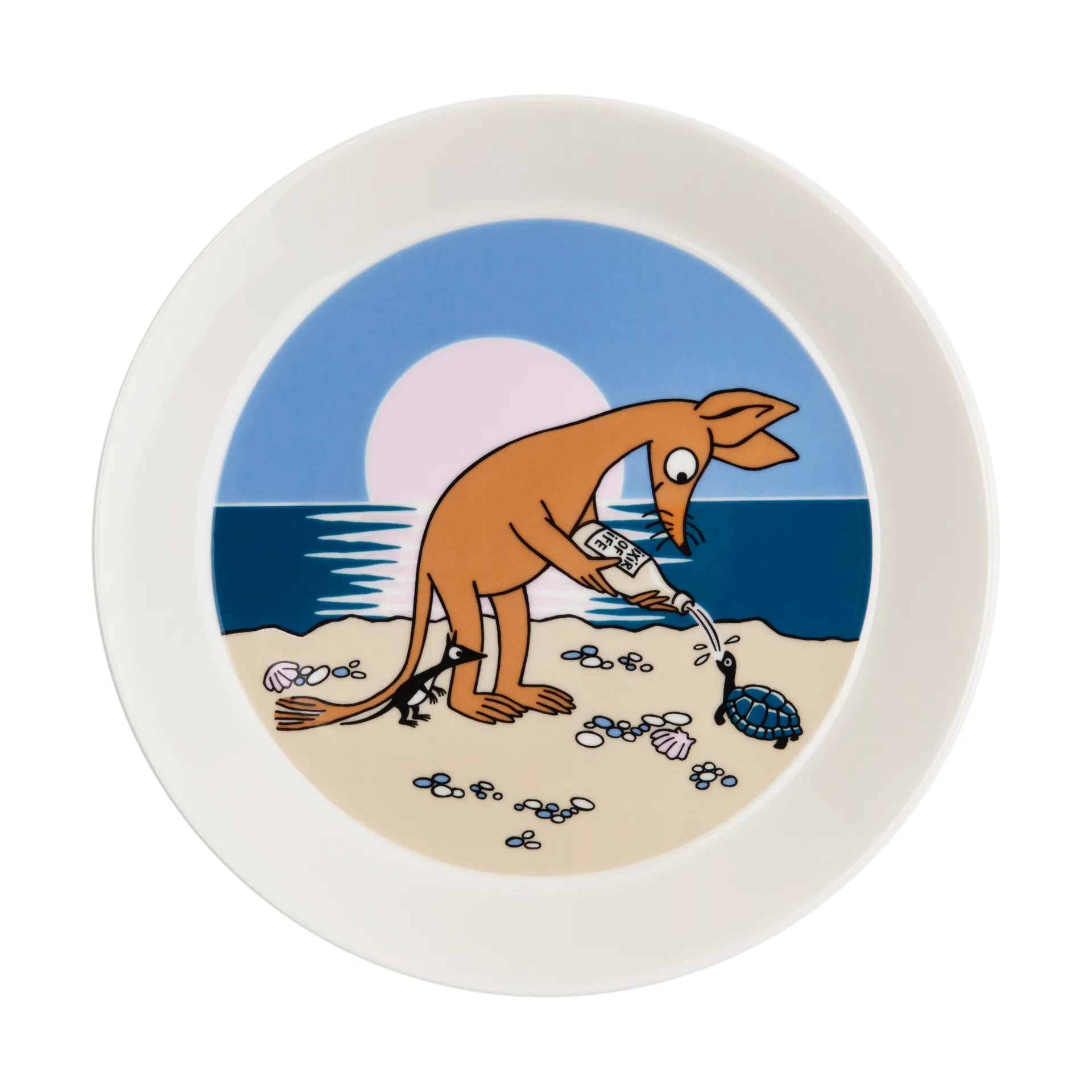 Moomin Arabia Sniff Mumitallerken Ø19 cm Blå