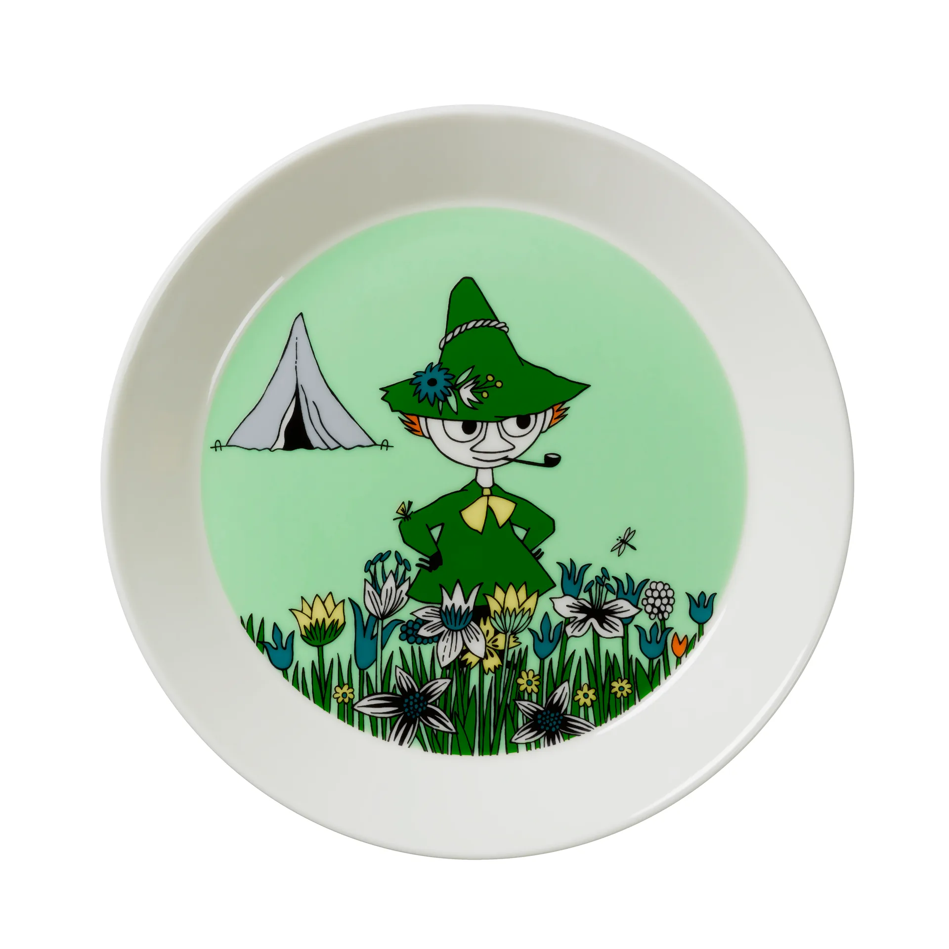 Moomin Arabia Snusmumriken tallerken grøn