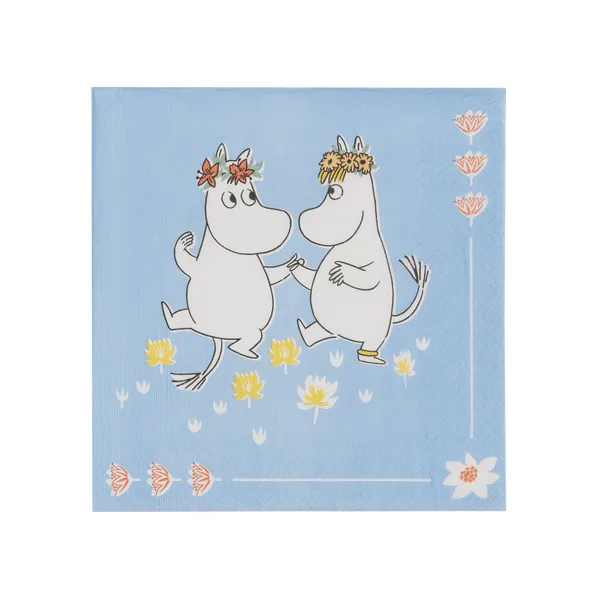 Sommardans Mumin pappersservett 33 cm, 20-pack