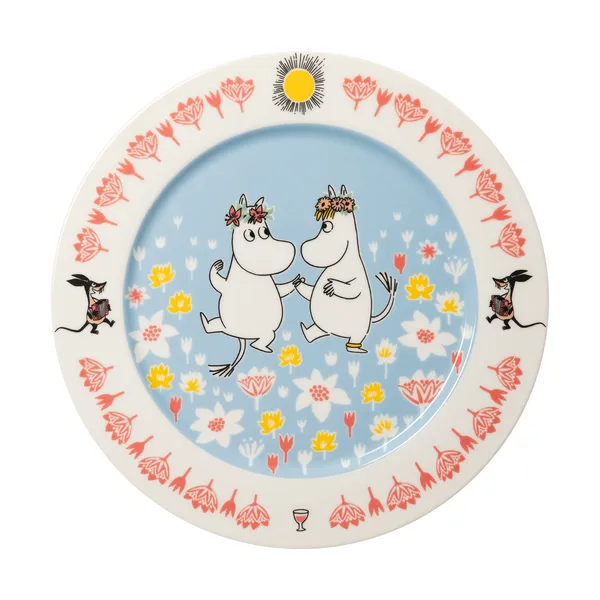 Sommardans Mumin servingstallrik, Ø30 cm