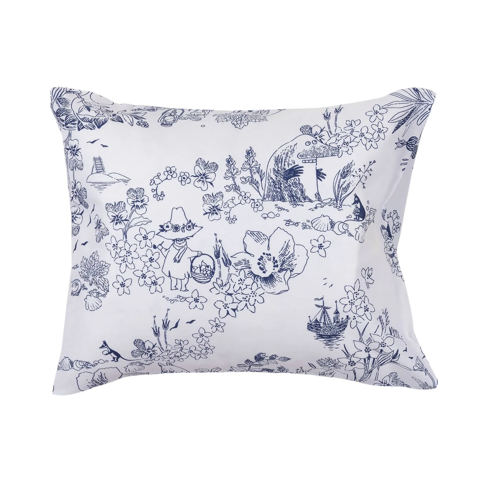 Moomin Arabia Taie d’oreiller Moomin Haru Bleu, cm