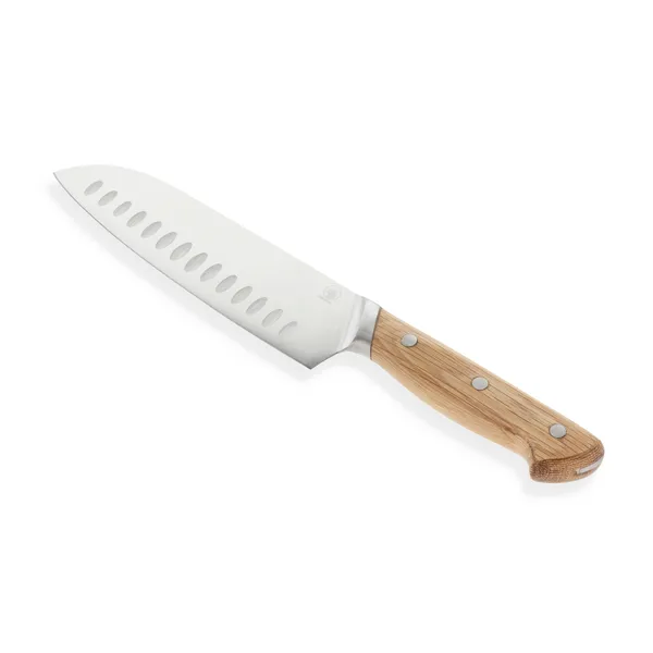 Foresta santokukniv 30 cm, Rostfritt stål-ek