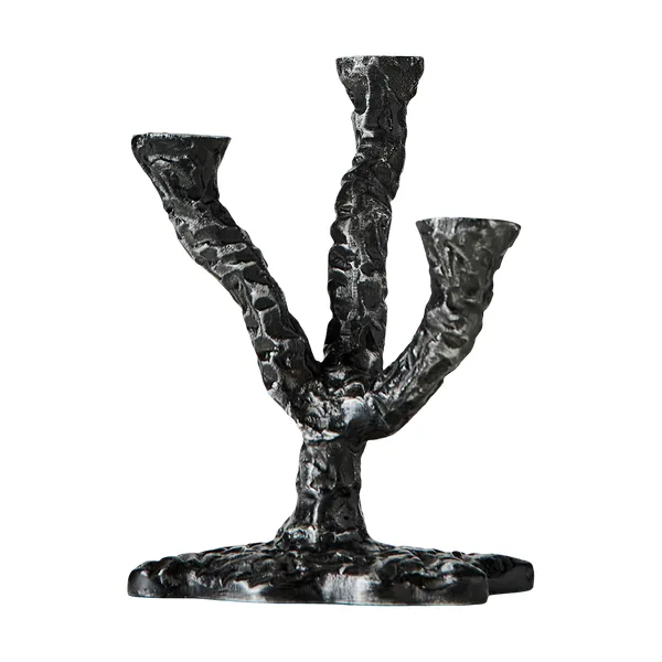 Ava ljusstake 22 cm, Antikgrå