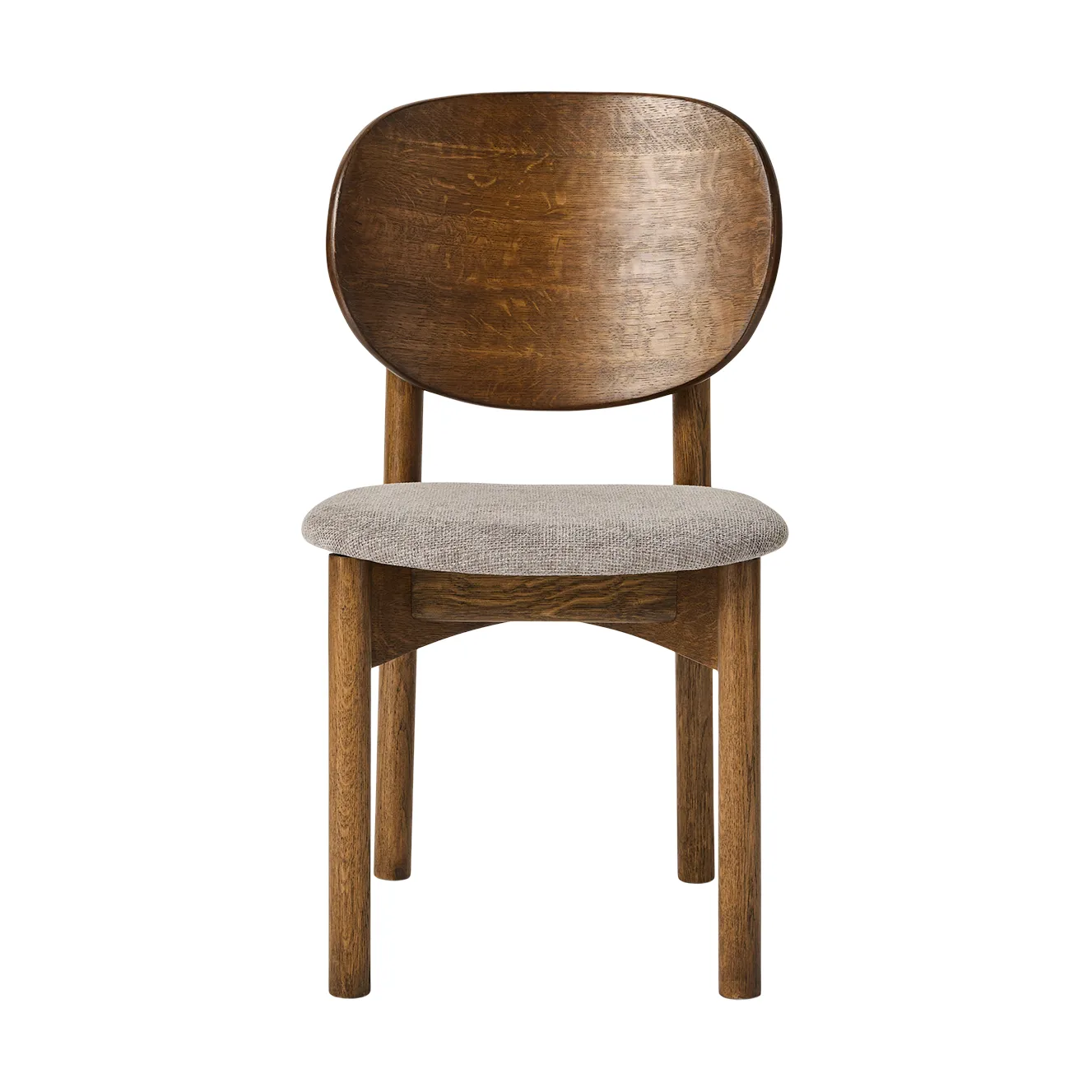 MUUBS Chaise Oka Chêne huilé foncé, grey