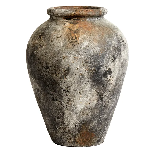 Echo kruka h50 cm Ø37 cm, Rost