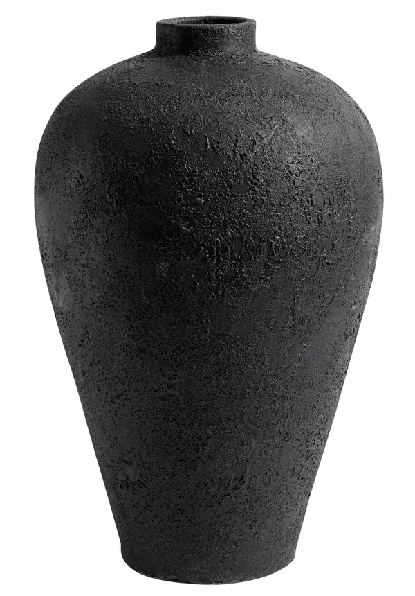 Luna kruka 60x35cm, Svart-terracotta