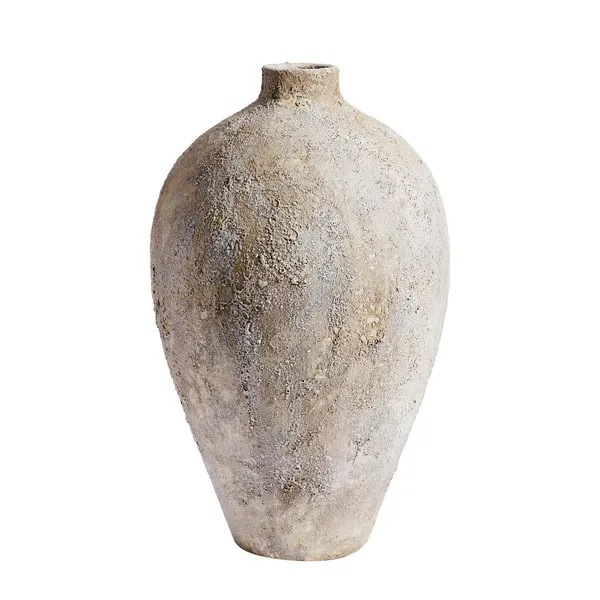 Luna kruka 80 cm, Grå-terracotta