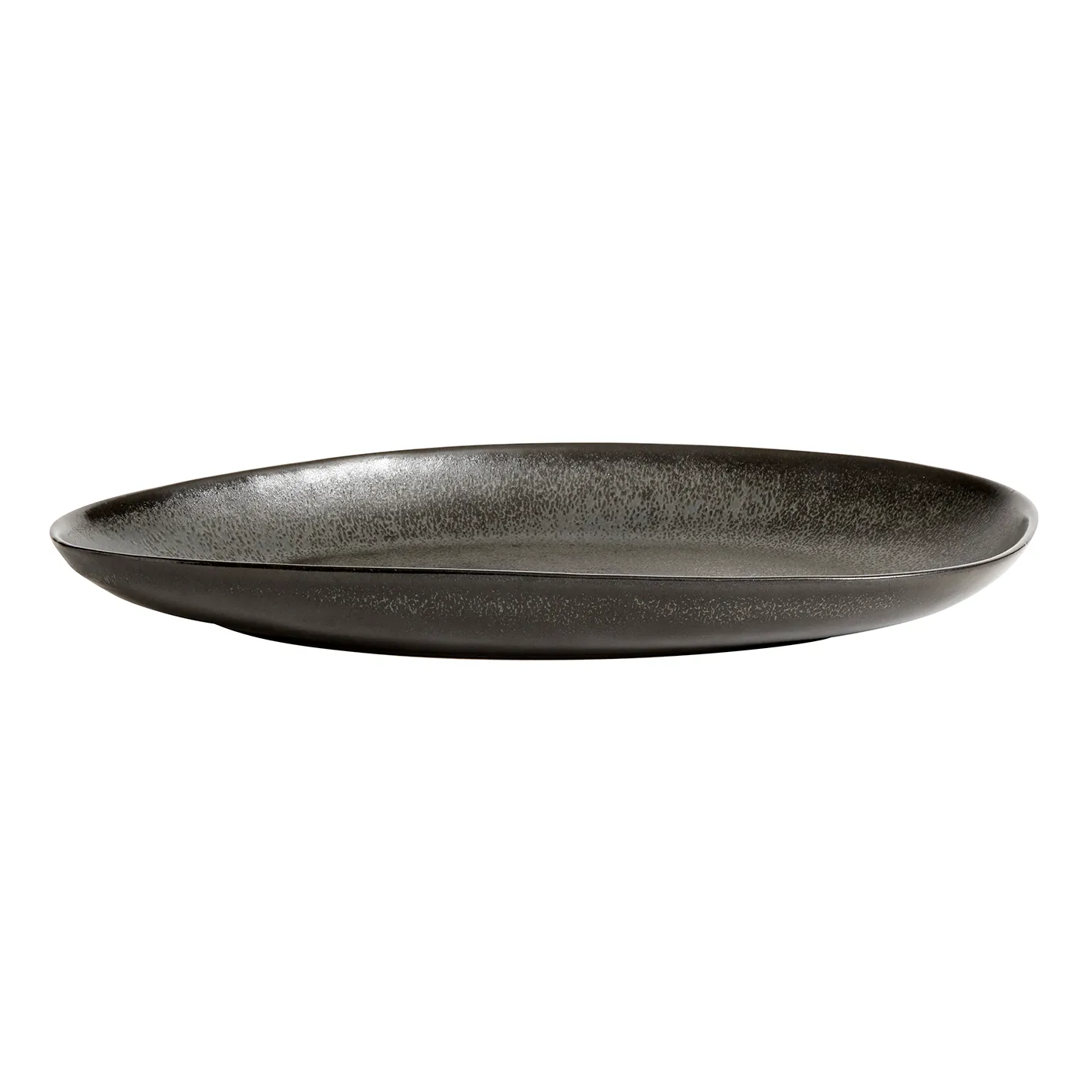 Muubs - Mame Fad Oval - M - Kaffe, L39xB22xH4 cm- Keramik - Kaffe