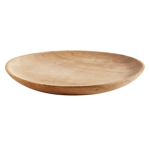 Muubs teak tallrik 26 cm, Natur