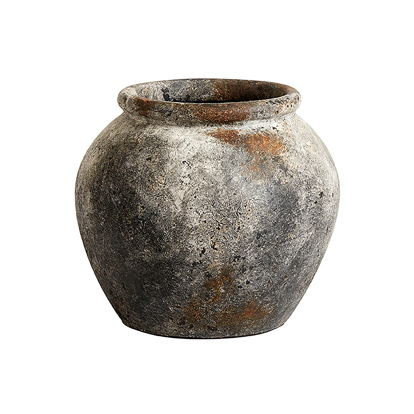 MUUBS Pot Echo Ø h25 cm Rouille-gris