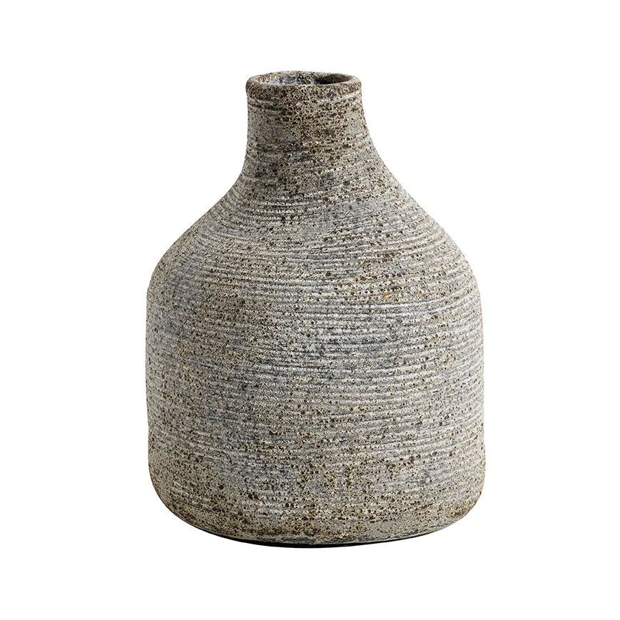 Muubs - Stain Vase S - Grå/Brun, Stain Vase L - Grå/Brun