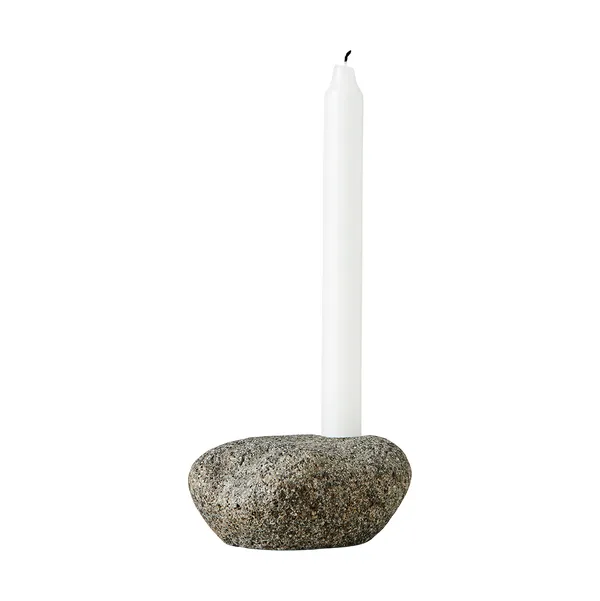 Valley ljusstake 6 cm, Natursten