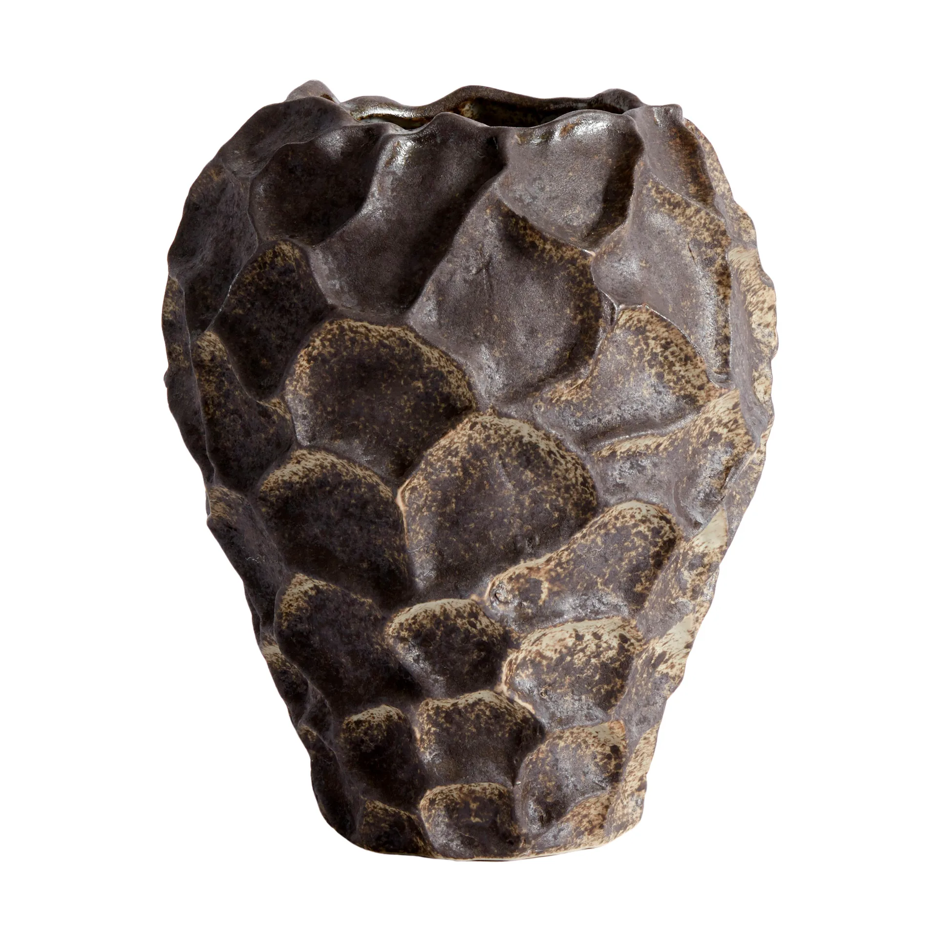 MUUBS Vase Soil 21,5 cm Chocolate