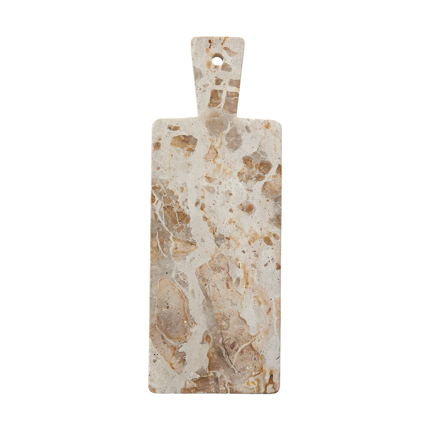 Muubs - Tapas Bakke Vita - Seashell Marmor - B14,5xL39xH1,5 cm