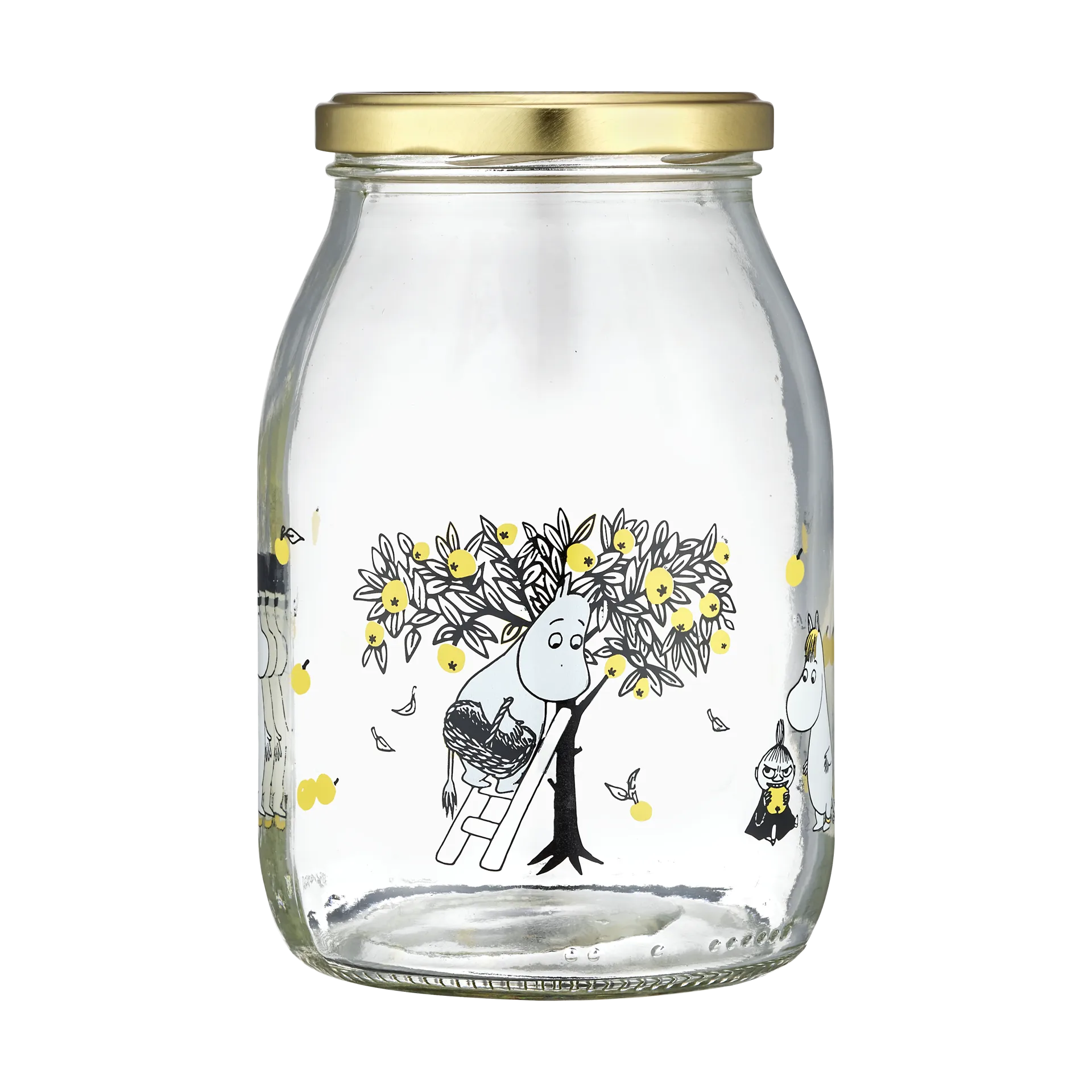 Muurla Bocal en verre Moomin 1 L Apples