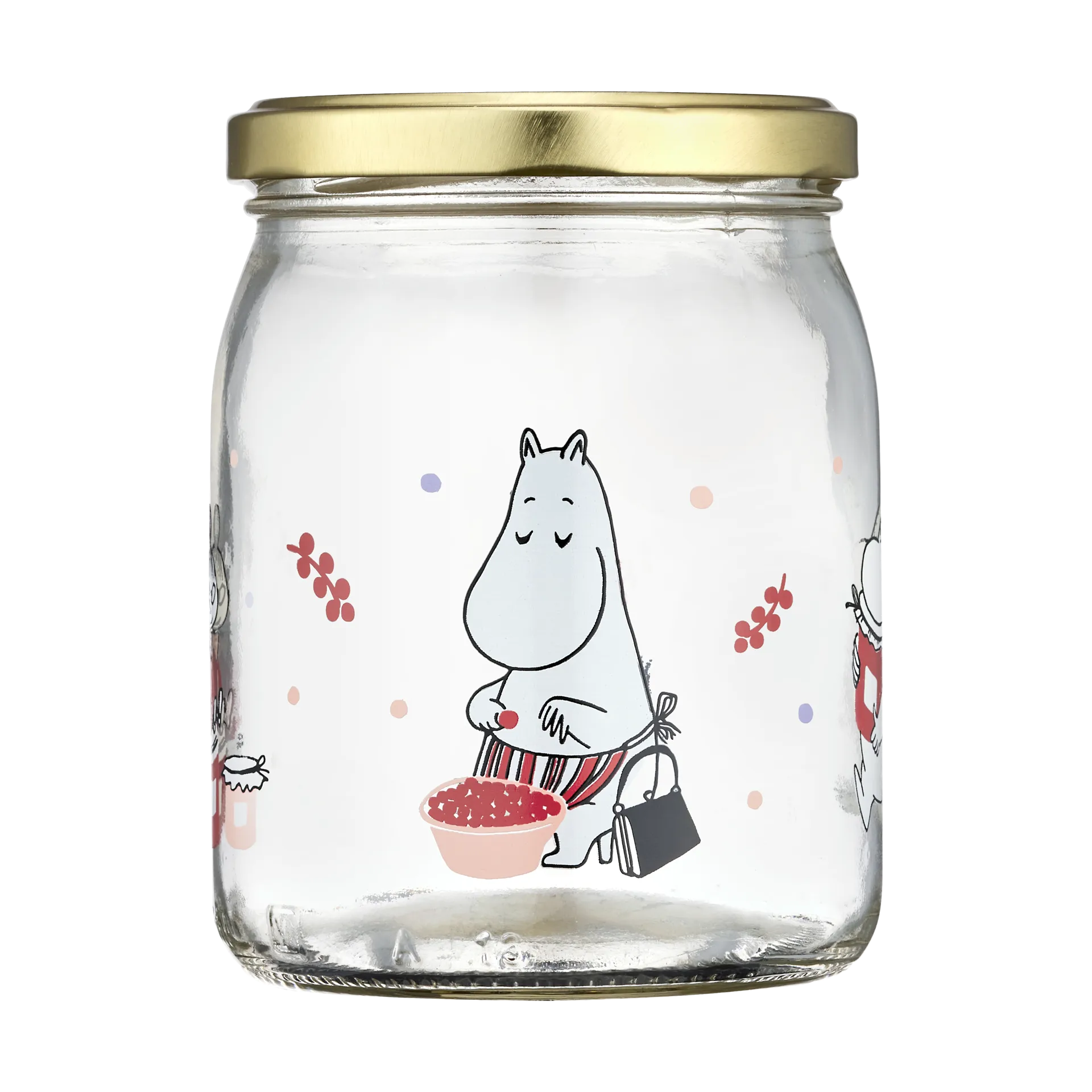 Muurla Bocal en verre Moomin 50 cl Berries