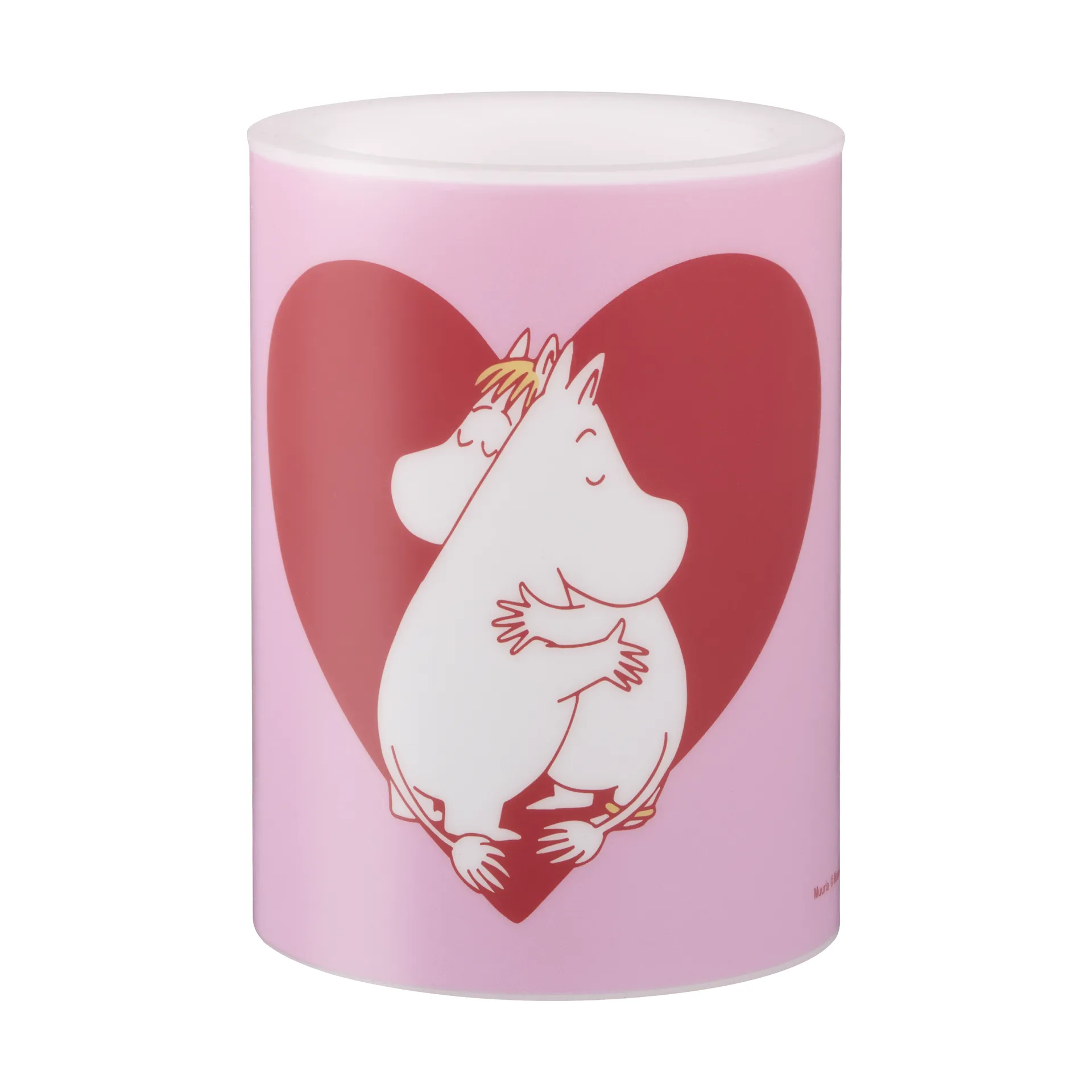 Muurla Bougie bloc LED Moomin Heart