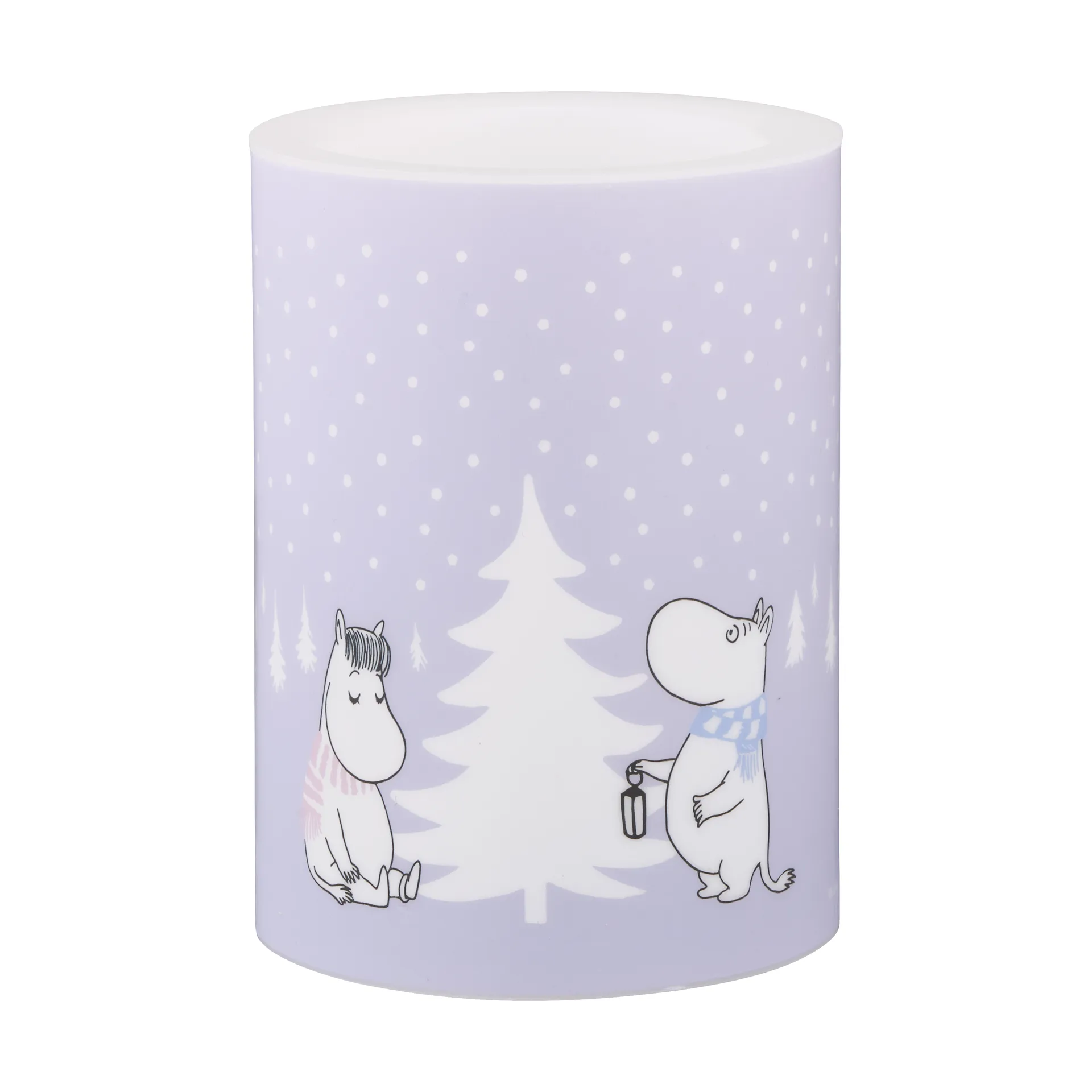 Muurla Bougie bloc LED Moomin Snowfall