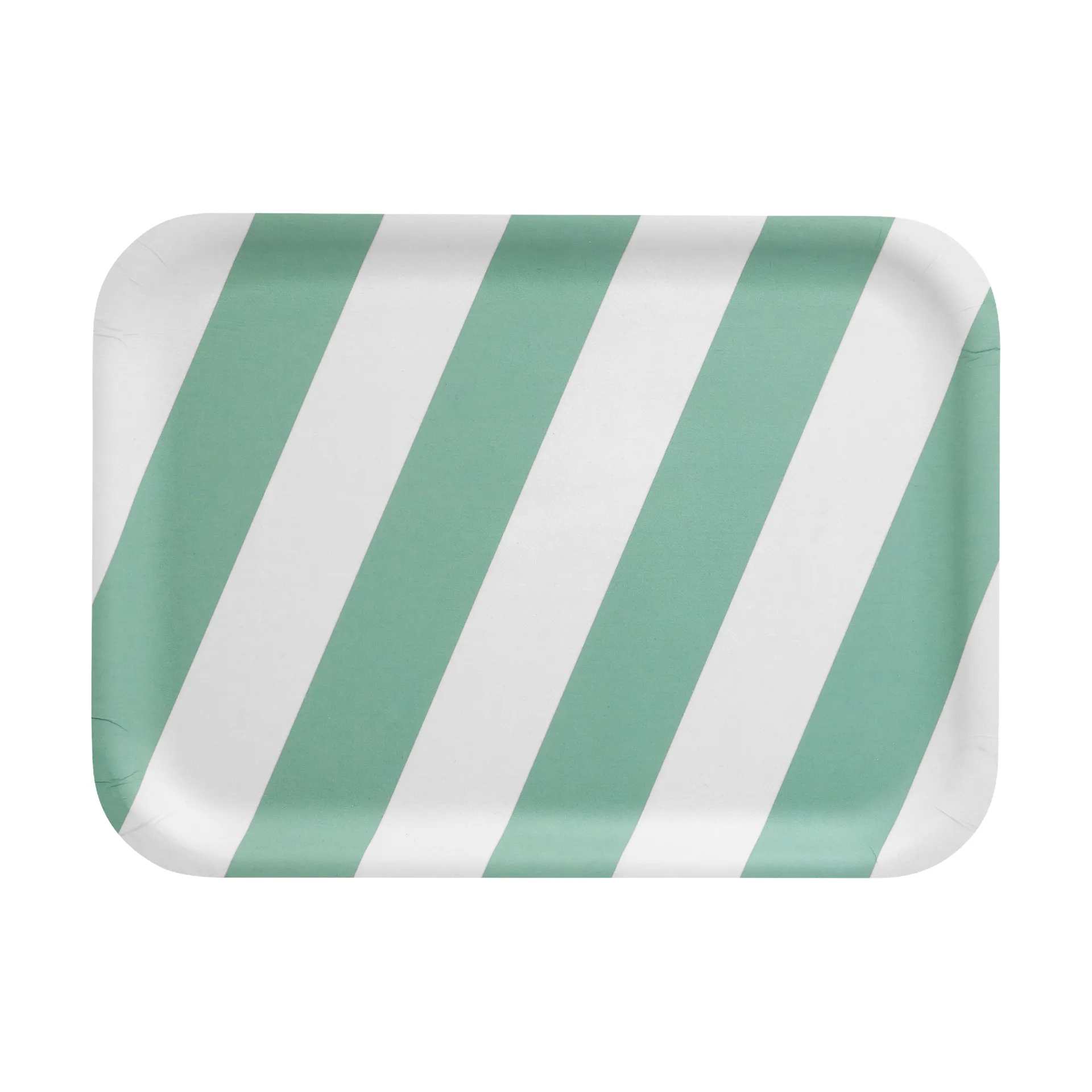 Muurla Checks & Stripes bakke 20x27 cm Mint