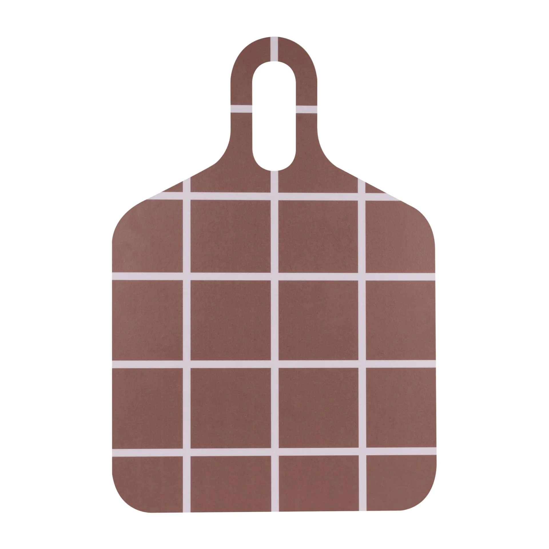 Muurla Checks & Stripes bakke 30x44 cm Brown/Beige