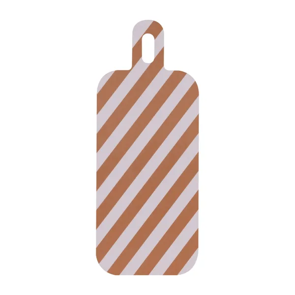 Checks & Stripes bricka 13x33 cm, Amber