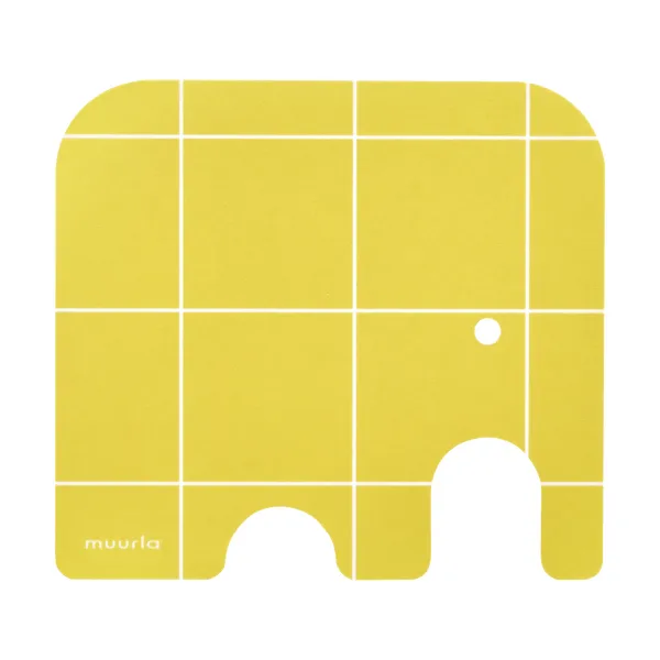 Elephant glasunderlägg 11x10 cm