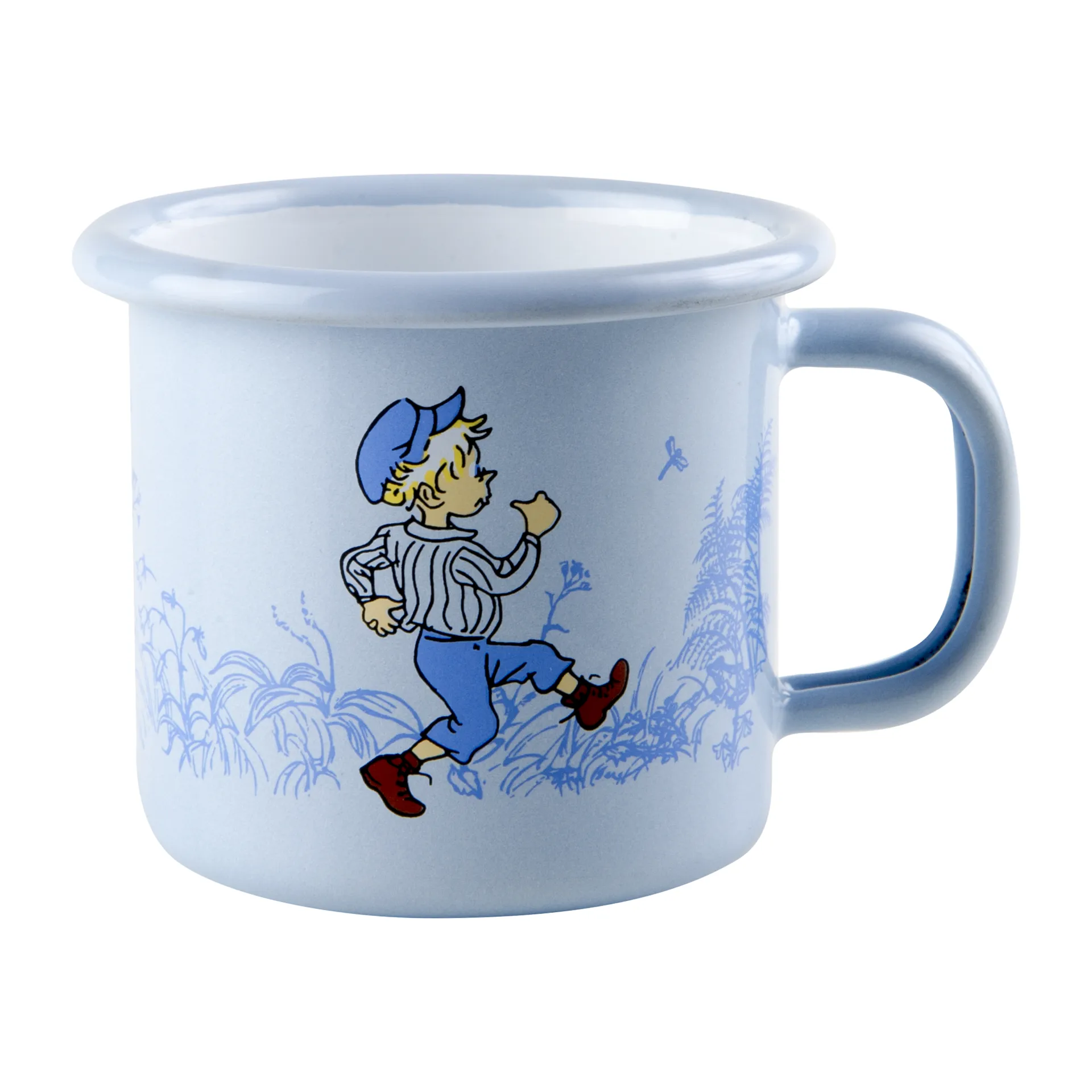 Muurla Emil blue emaljekrus 1,5 dl Light blue