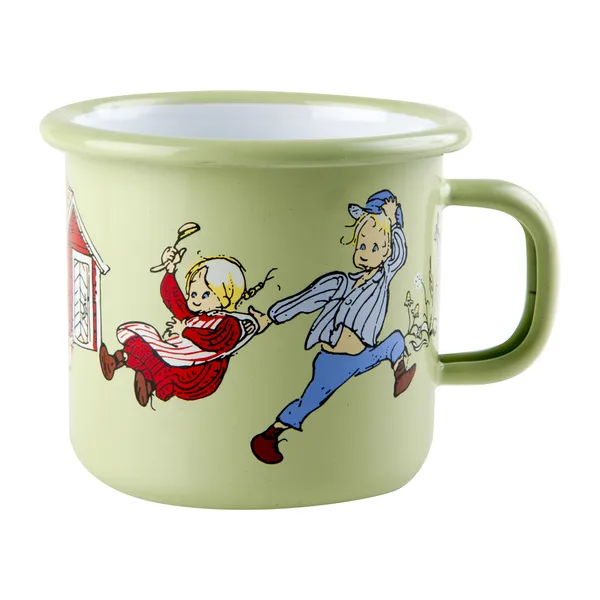 Emil och Ida emaljmugg 2,5 dl