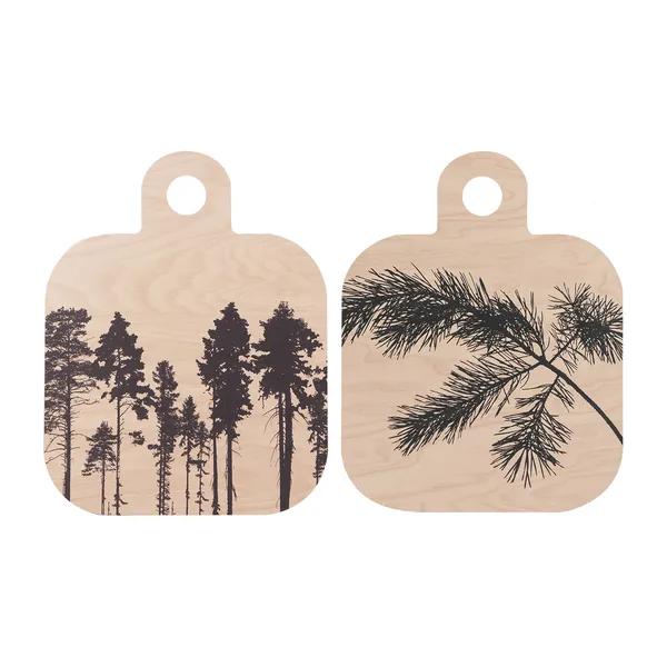 Forest skärbräda 25x32 cm, natur