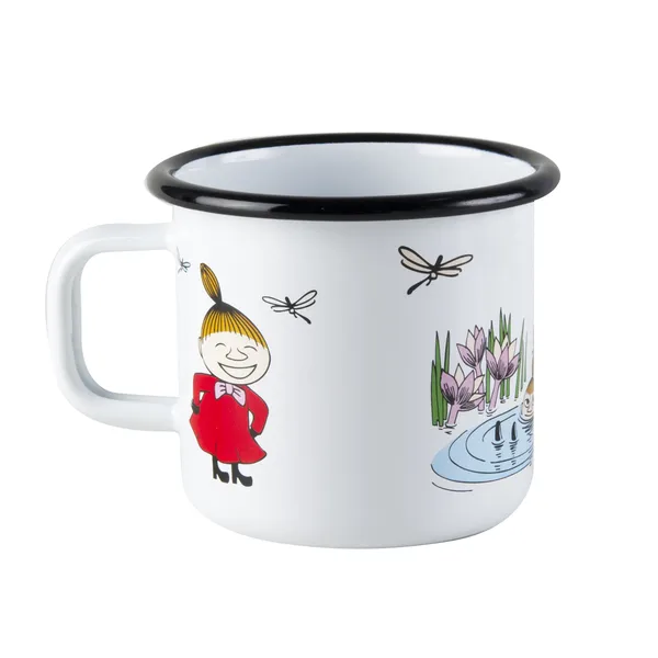 Lilla My emaljmugg vit, 3,7 dl
