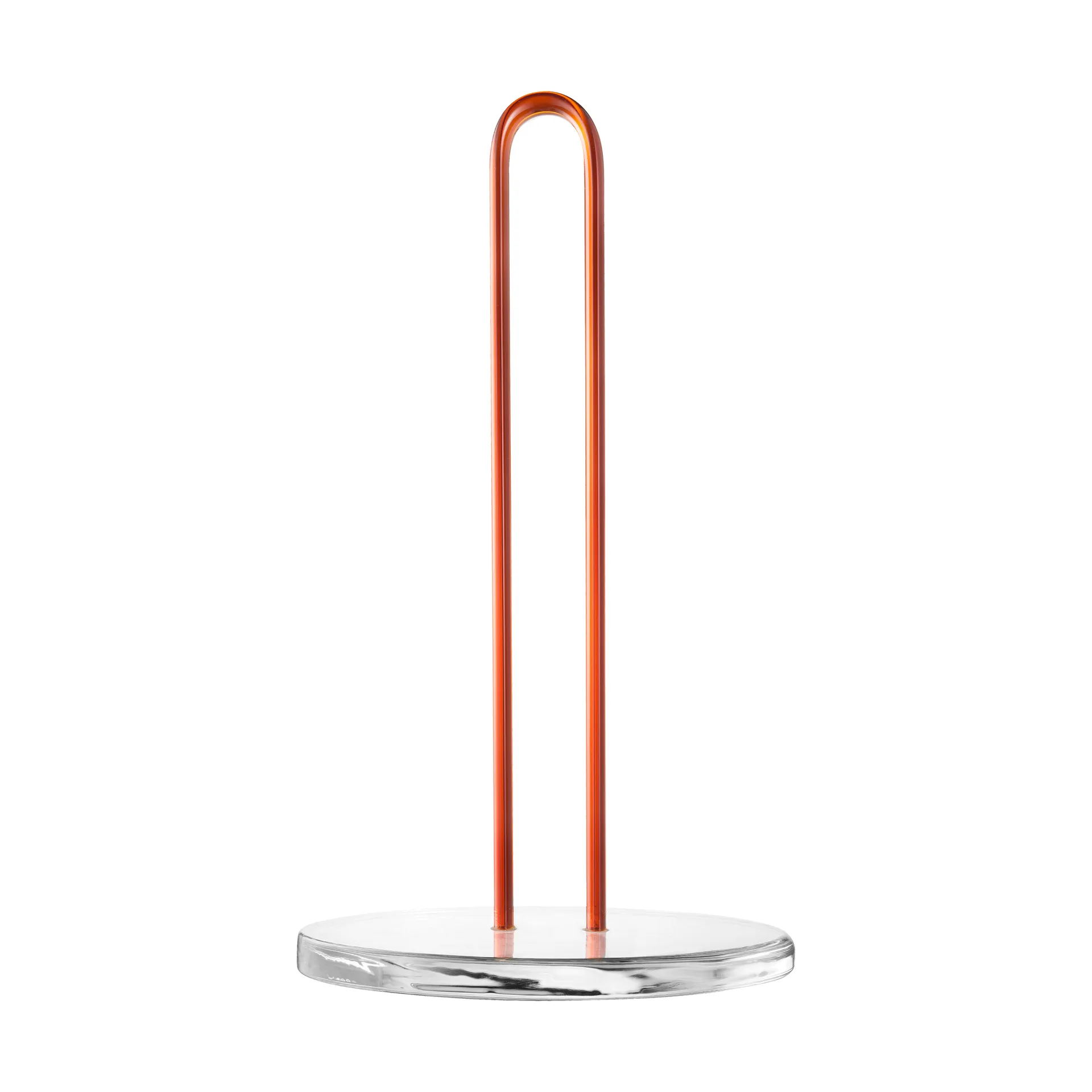 Muurla Loop køkkenrulleholder 26 cm Klar-amber