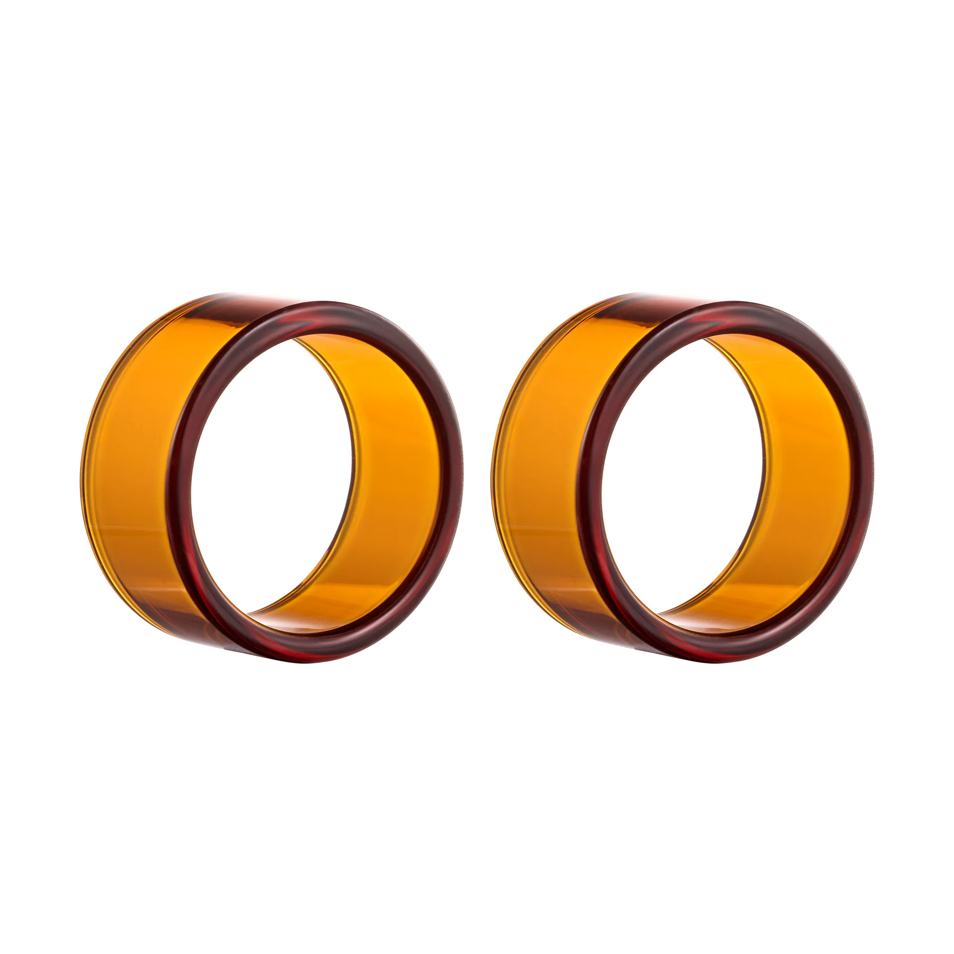 Muurla Loop servietring 2 pak Amber