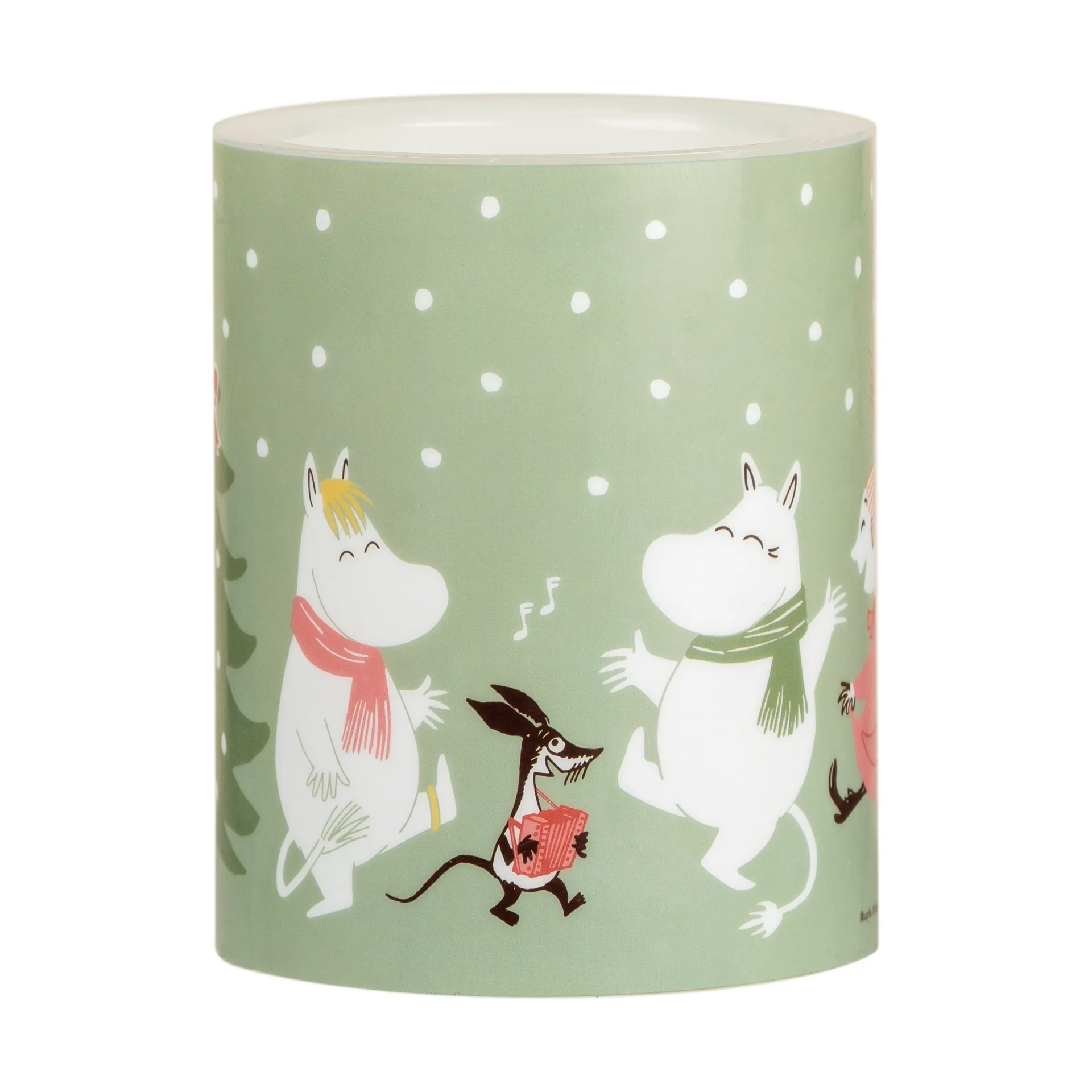 Muurla Moomin bloklys LED 12,5 cm Festive spirits
