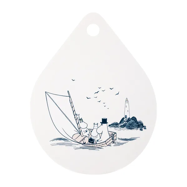Moomin Chop & Serve skärbräda 21x27 cm, Sailors