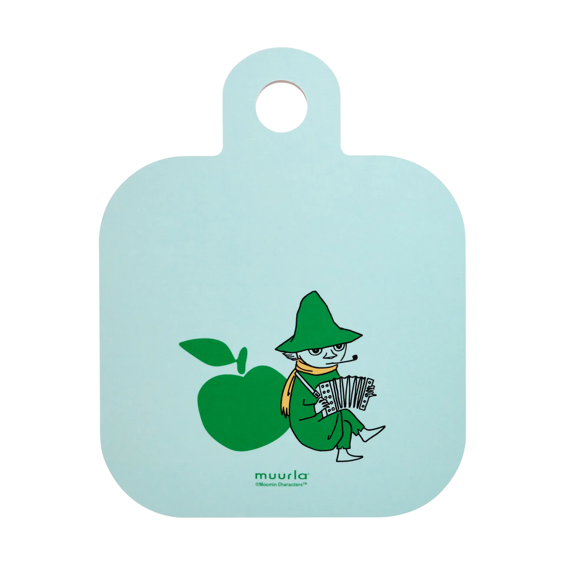 Muurla Moomin Chop & Serve skærebræt 25x32 cm Joyfull Apples billede