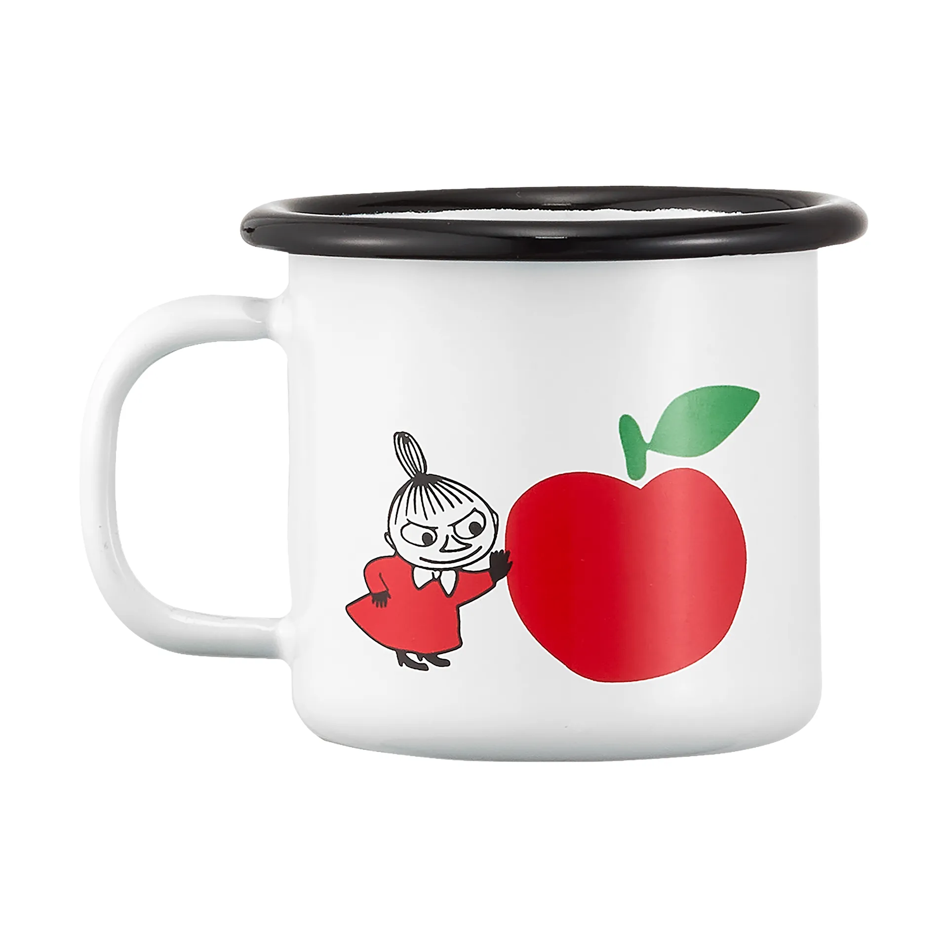 Muurla Moomin emaljekrus 1,5 dl Joyfull Apples