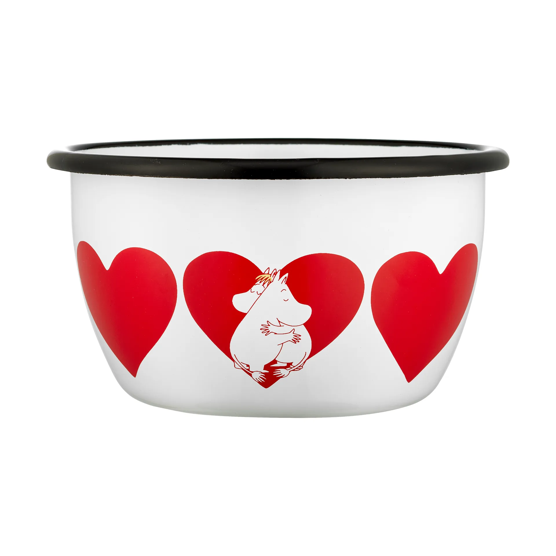 Muurla Moomin emaljeskål 60 cl Heart