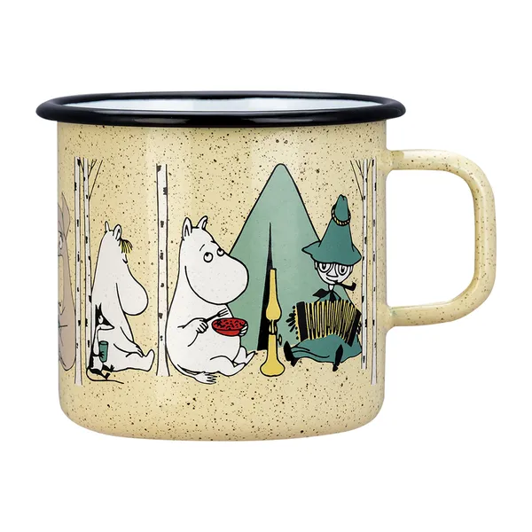 Moomin emaljmugg 80 cl, Campers