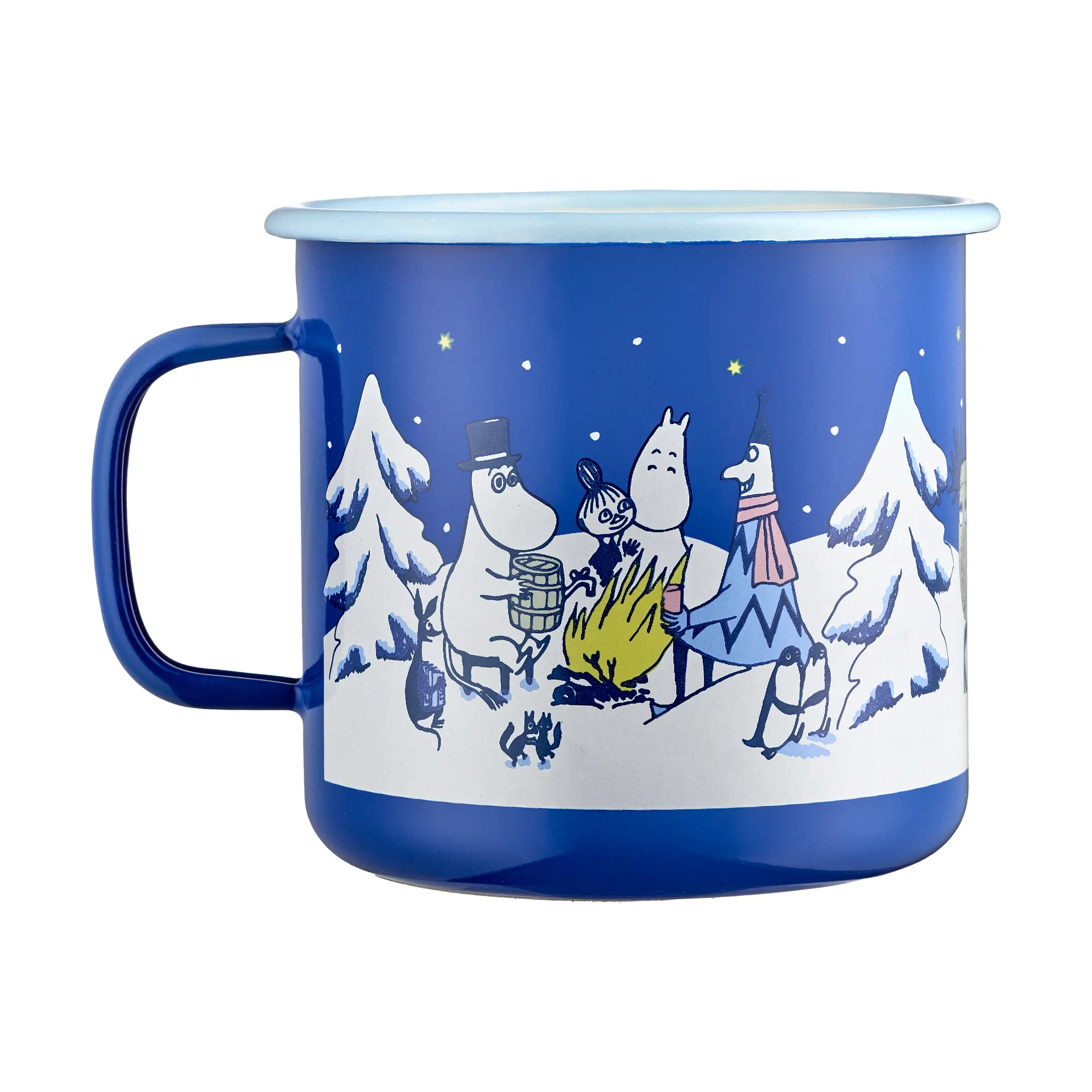 Muurla Moomin emaljmugg 80 cl Starry night