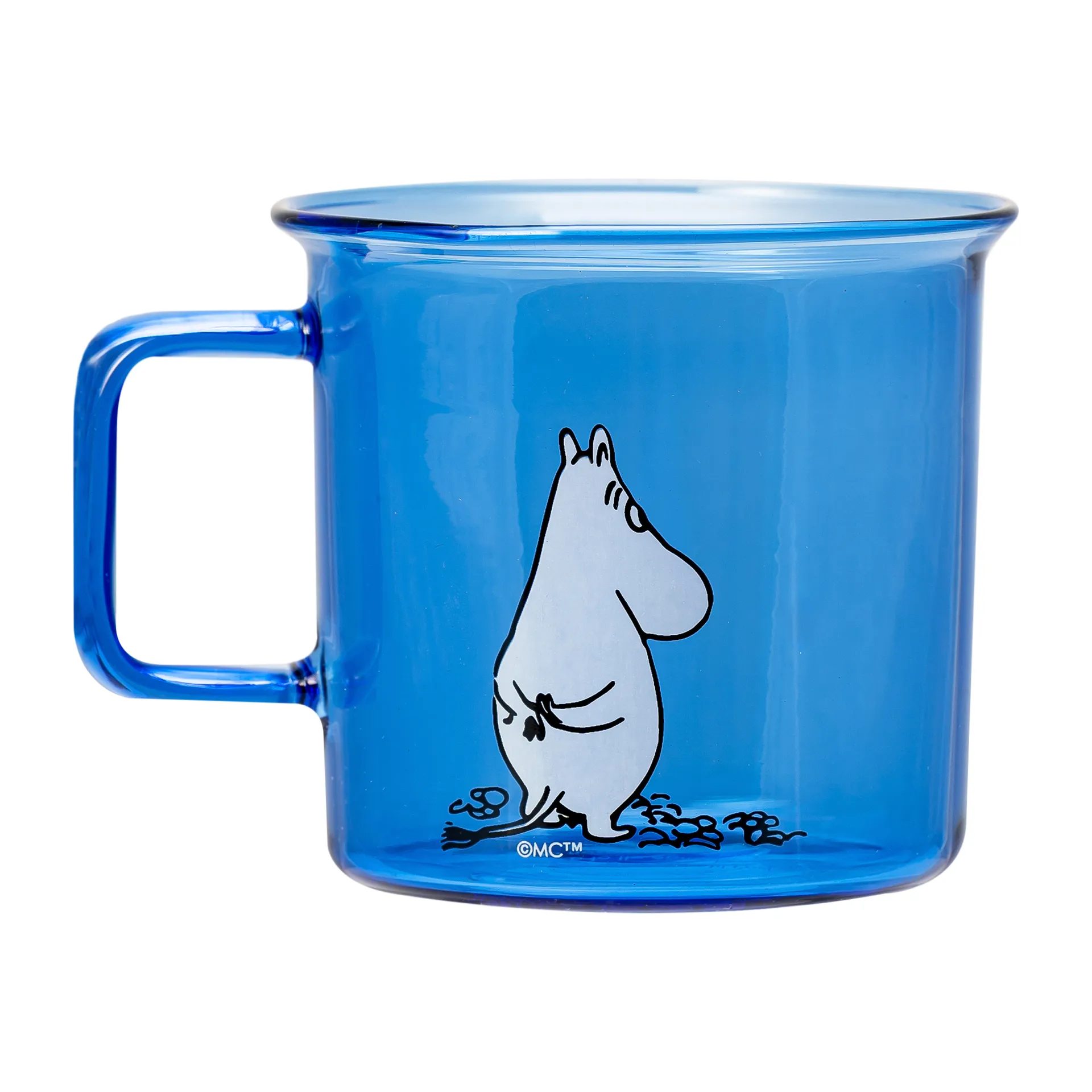 Muurla Moomin glasmugg 35 cl Bl&aring;