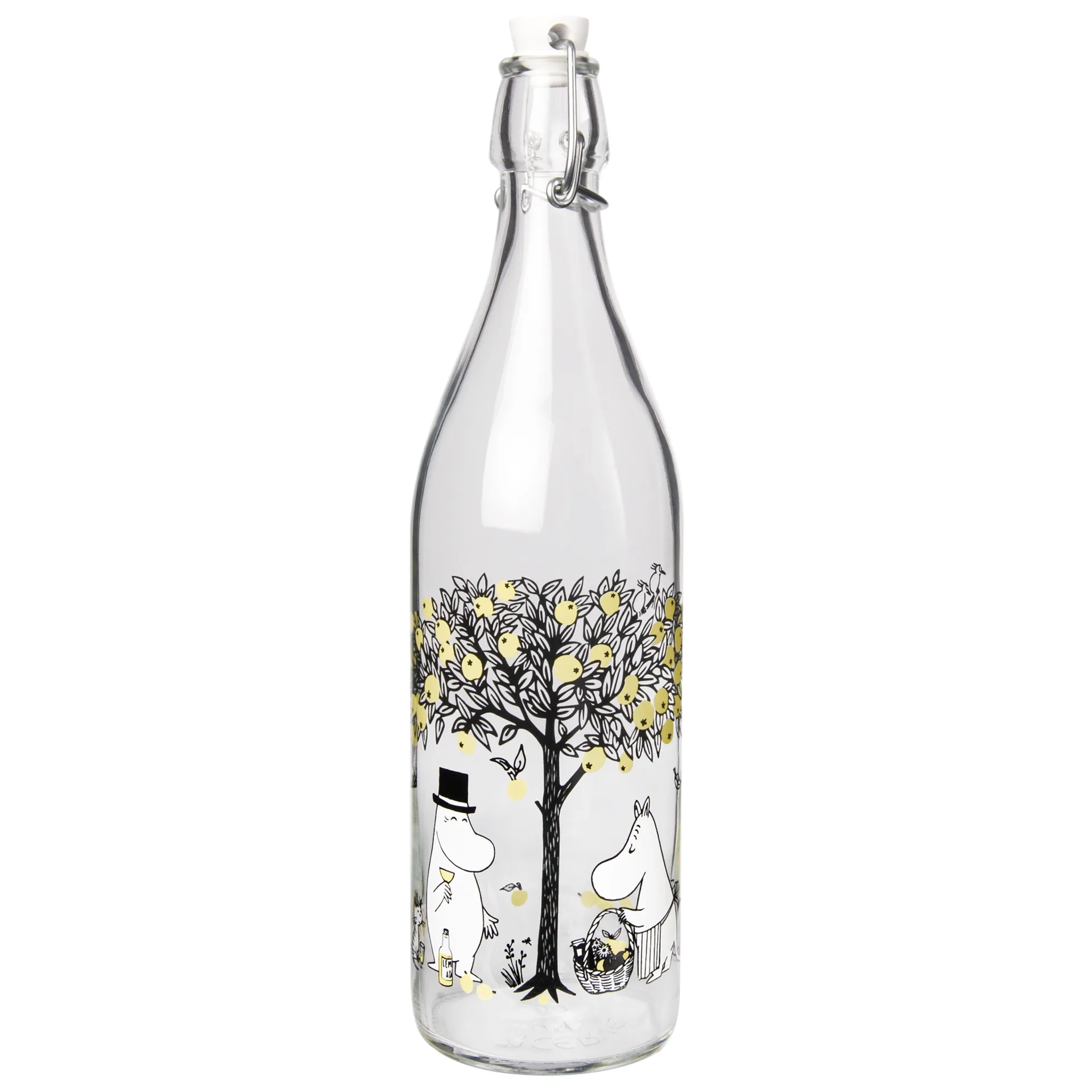 Muurla Mumi glasflaske 1 L Apples