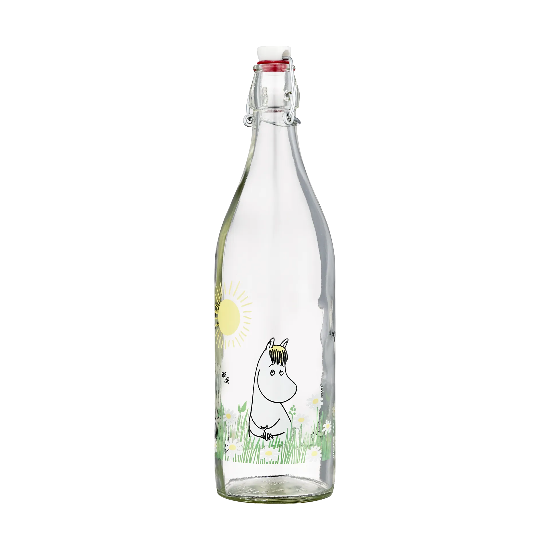 Muurla Mumi glasflaske 1 L Meadow