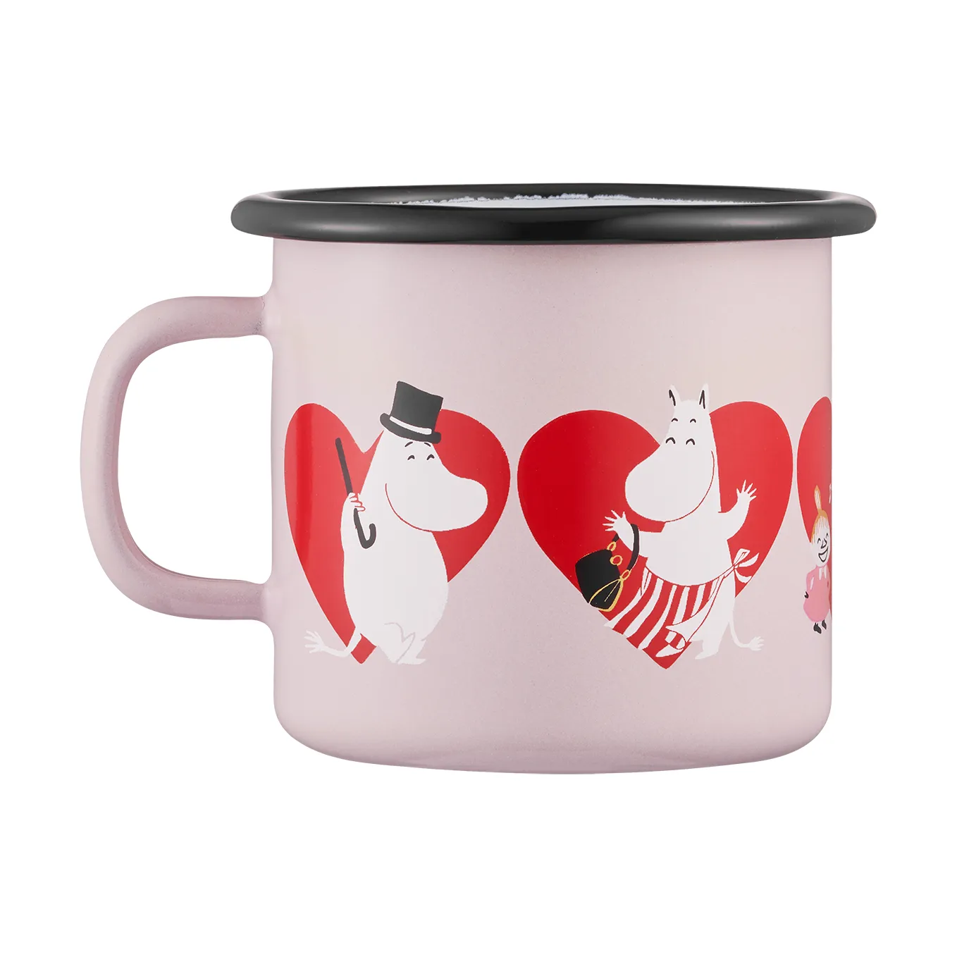 Muurla Mumin emaljmugg 25 cl Heart