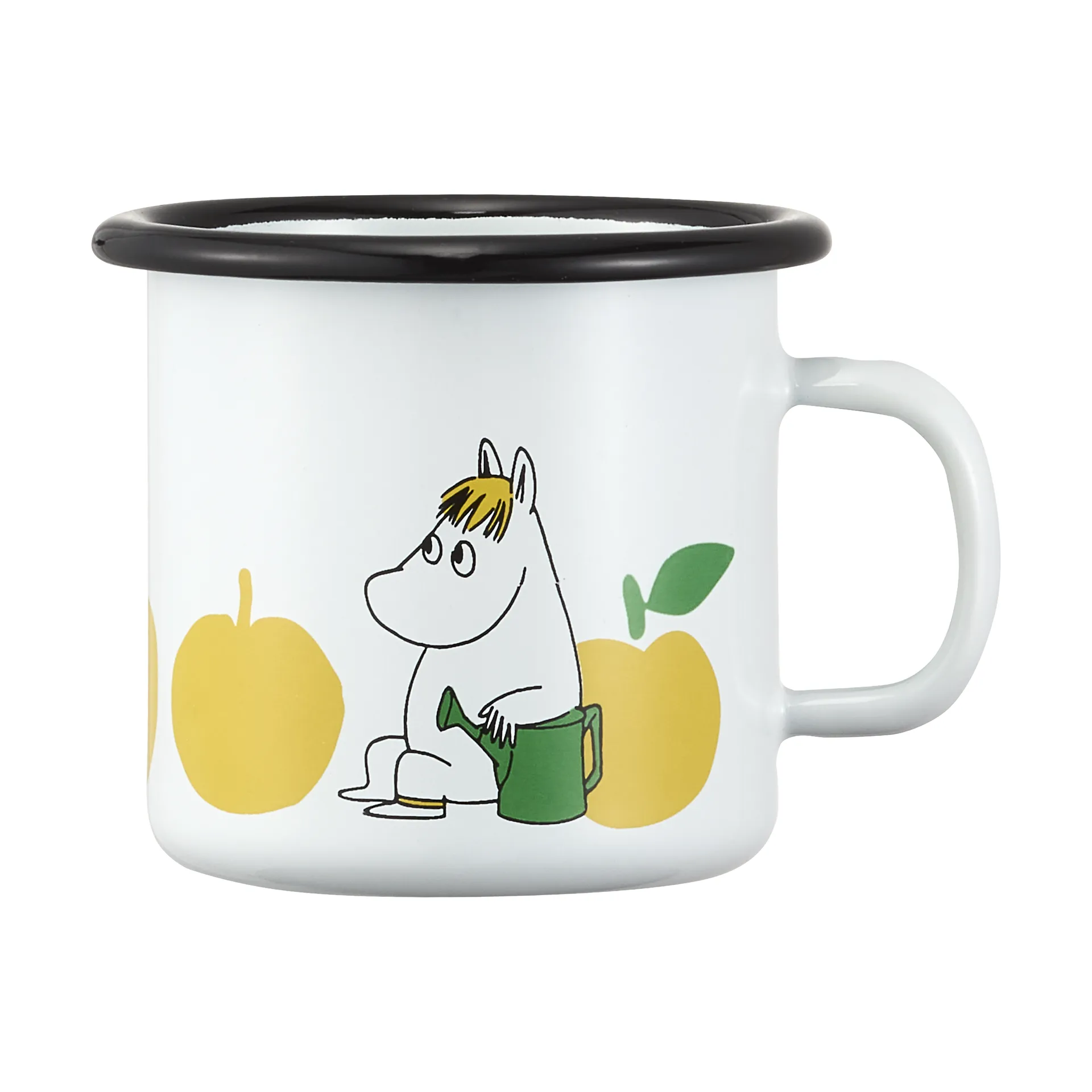 Muurla Mumin emaljmugg 25 cl Joyfull Apples