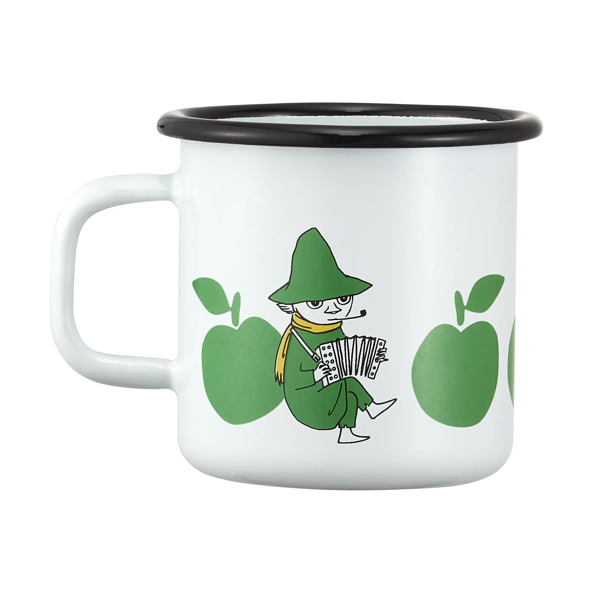 Muurla Mumin emaljmugg 37 cl Joyfull Apples